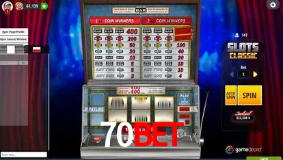 Descubra o Mundo do Cassino Online com 70bet